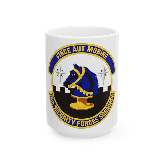 66th Security Forces Squadron (U.S. Air Force) White Coffee Mug-15oz-The Sticker Space