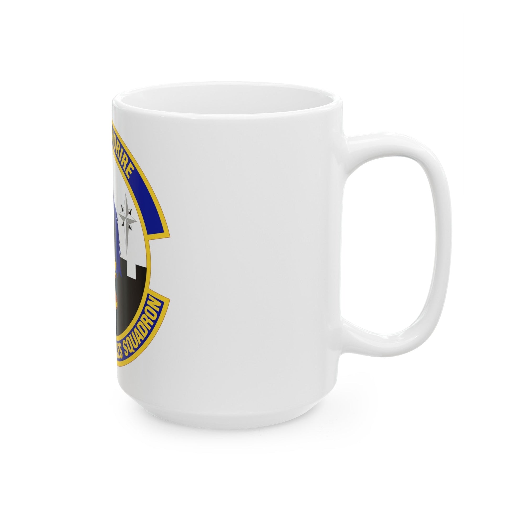 66th Security Forces Squadron (U.S. Air Force) White Coffee Mug-The Sticker Space