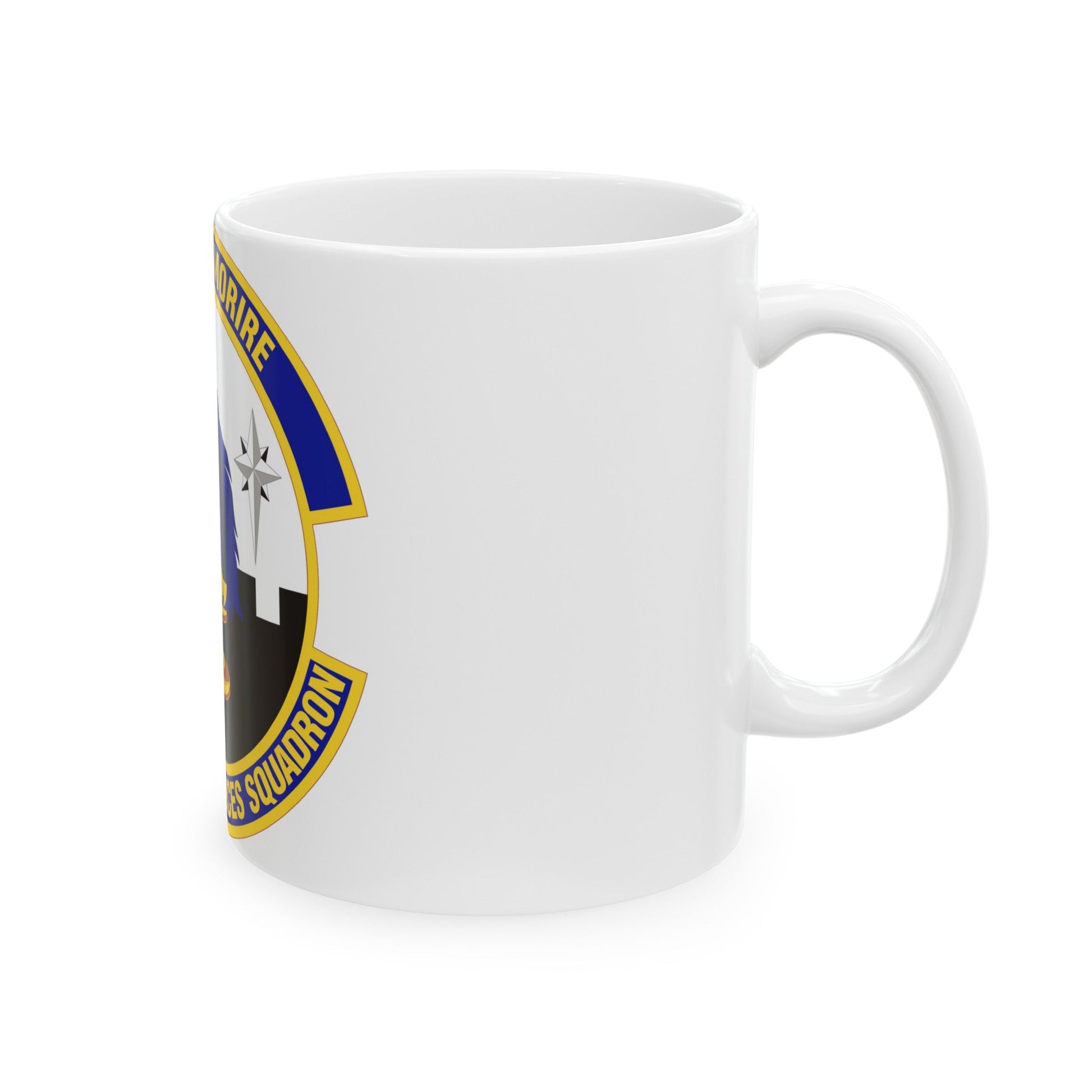 66th Security Forces Squadron (U.S. Air Force) White Coffee Mug-The Sticker Space