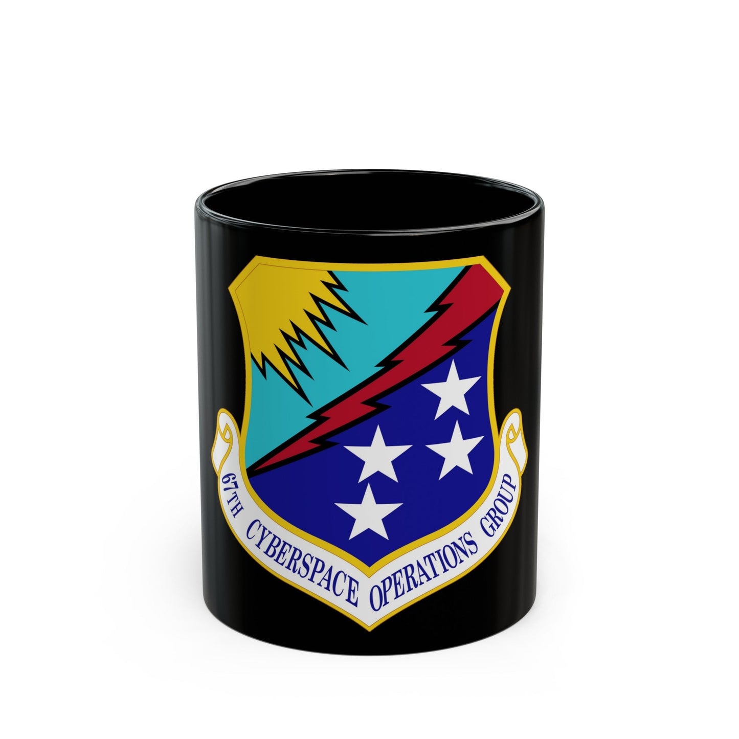 67 Cyberspace Operations Group ACC (U.S. Air Force) Black Coffee Mug-11oz-The Sticker Space