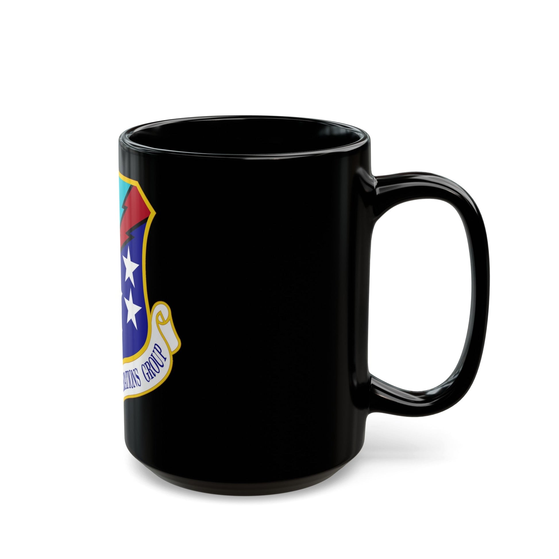 67 Cyberspace Operations Group ACC (U.S. Air Force) Black Coffee Mug-The Sticker Space