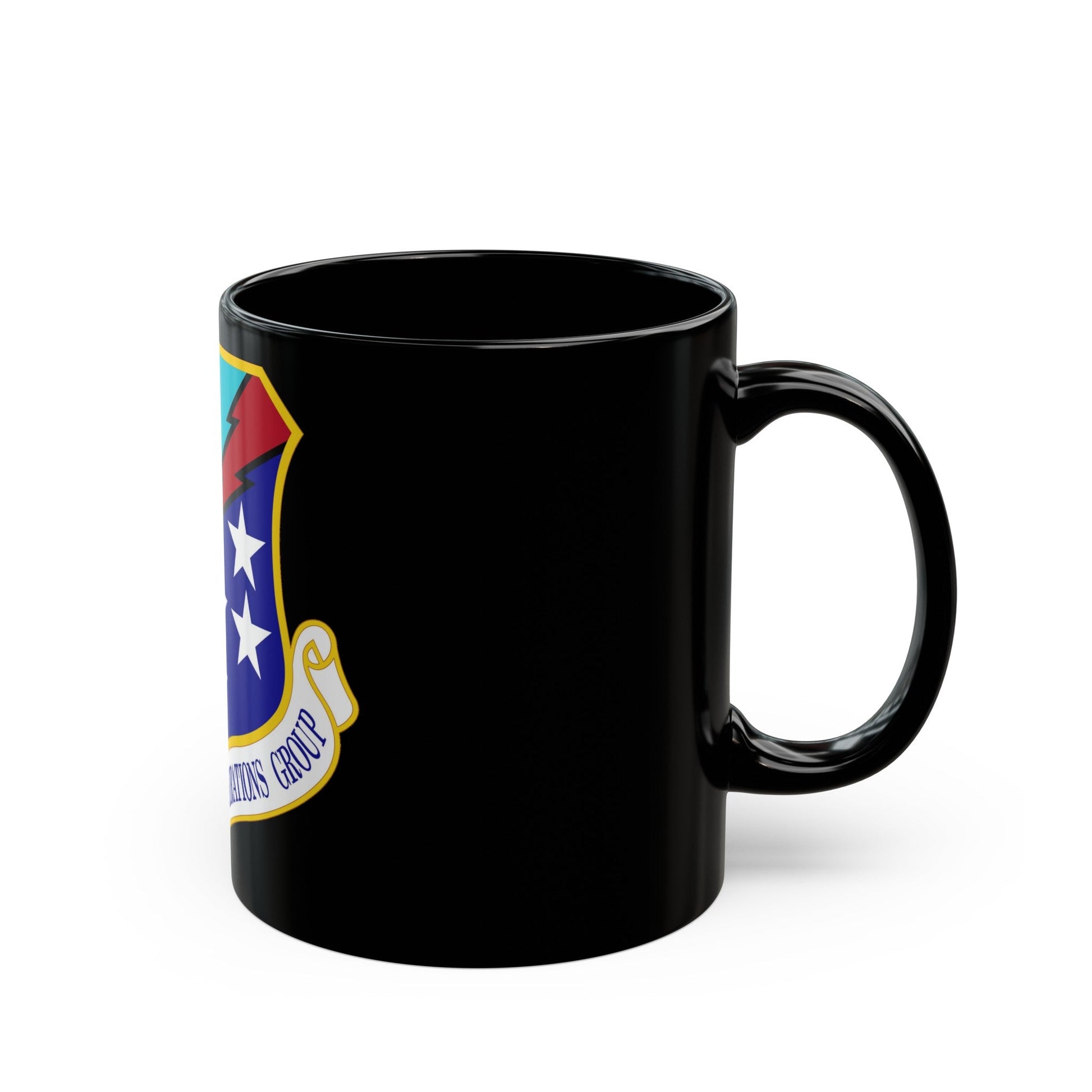 67 Cyberspace Operations Group ACC (U.S. Air Force) Black Coffee Mug-The Sticker Space