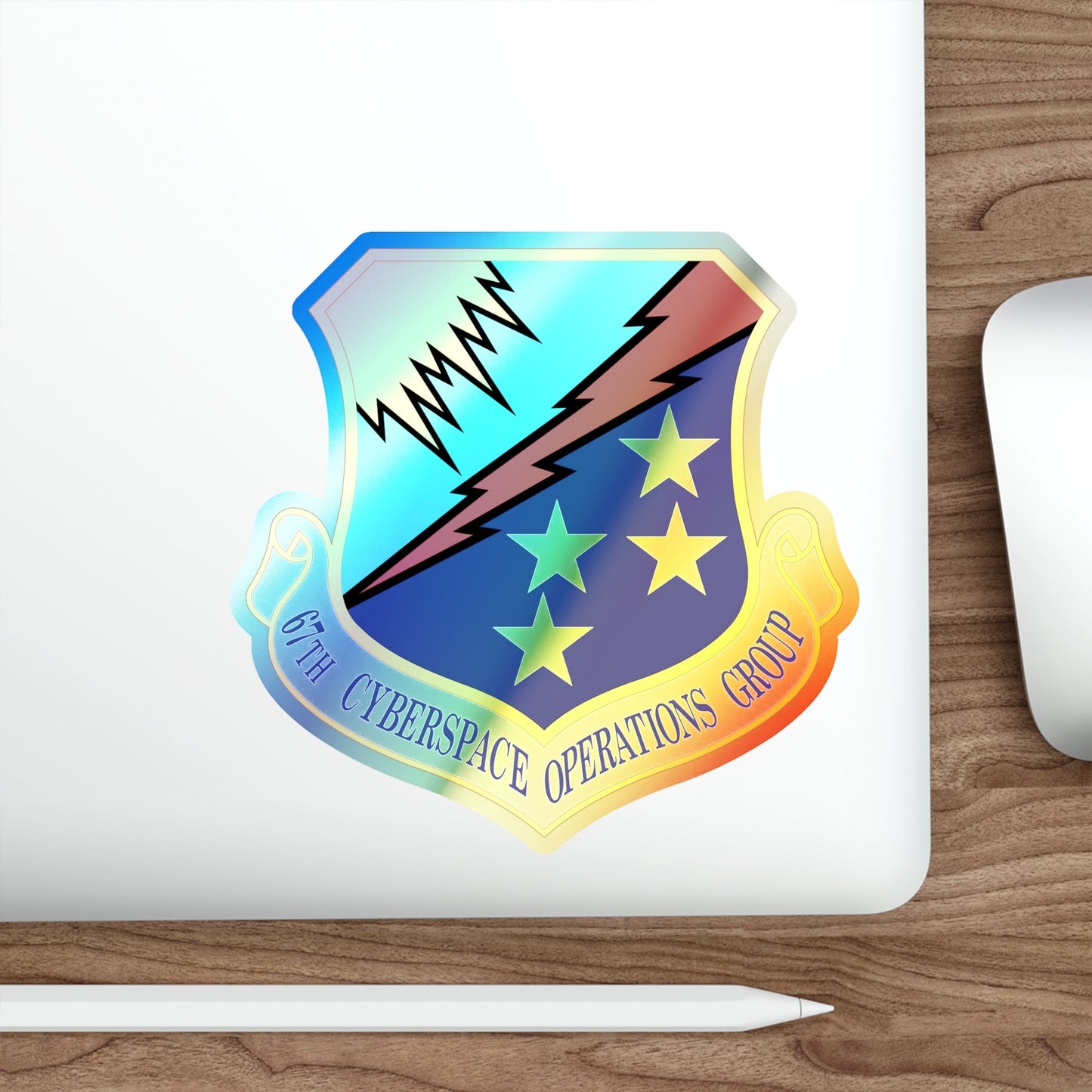 67 Cyberspace Operations Group ACC (U.S. Air Force) Holographic STICKER Die-Cut Vinyl Decal-The Sticker Space