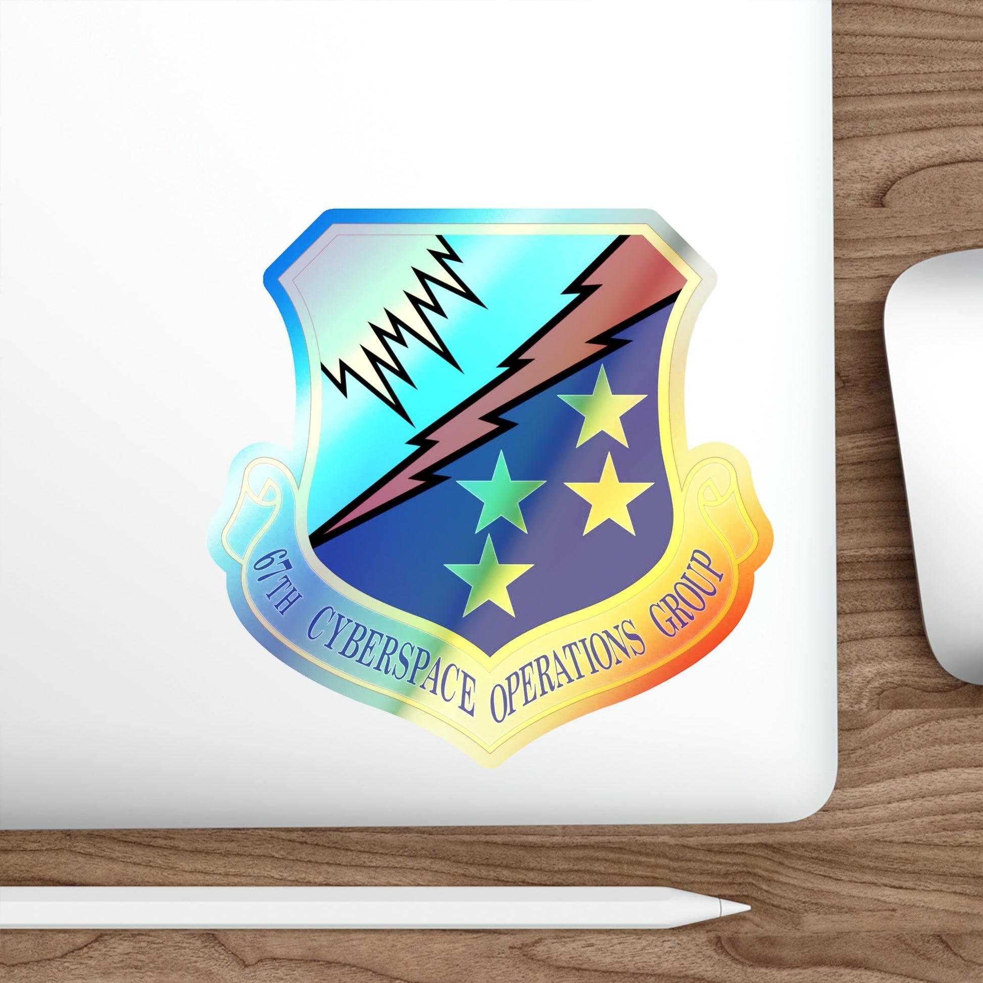 67 Cyberspace Operations Group ACC (U.S. Air Force) Holographic STICKER Die-Cut Vinyl Decal-The Sticker Space