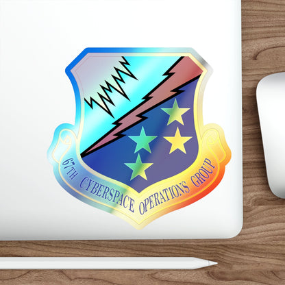 67 Cyberspace Operations Group ACC (U.S. Air Force) Holographic STICKER Die-Cut Vinyl Decal-The Sticker Space