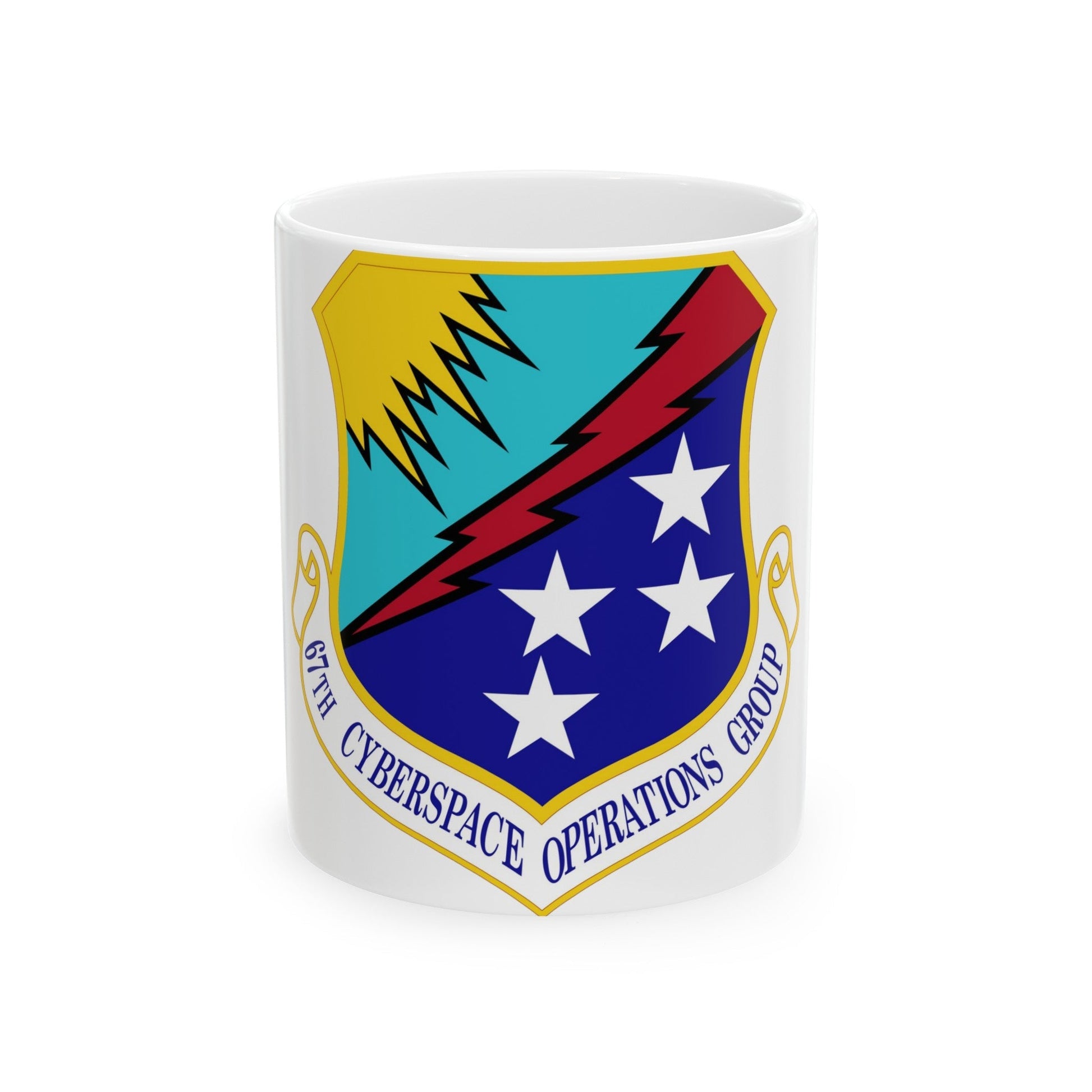 67 Cyberspace Operations Group ACC (U.S. Air Force) White Coffee Mug-11oz-The Sticker Space