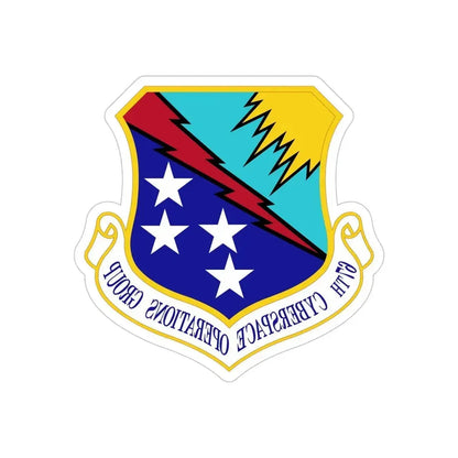 67 Cyberspace Operations Group ACC (U.S. Air Force) REVERSE PRINT Transparent Die-Cut STICKER - The Sticker Space