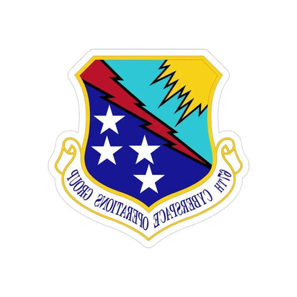 67 Cyberspace Operations Group ACC (U.S. Air Force) REVERSE PRINT Transparent Die-Cut STICKER - The Sticker Space