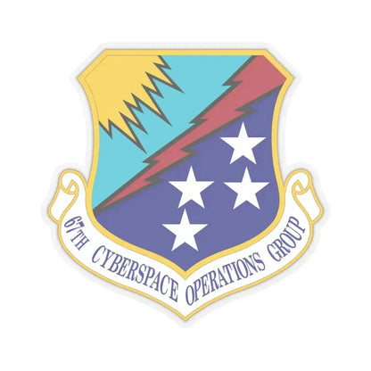 67 Cyberspace Operations Group ACC (U.S. Air Force) STICKER Vinyl Kiss-Cut Decal 6 Inch Transparent - The Sticker Space
