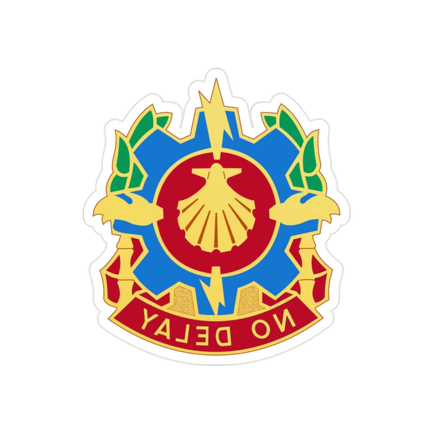 67 Maintenance Company (U.S. Army) REVERSE PRINT Transparent STICKER-2" × 2"-The Sticker Space