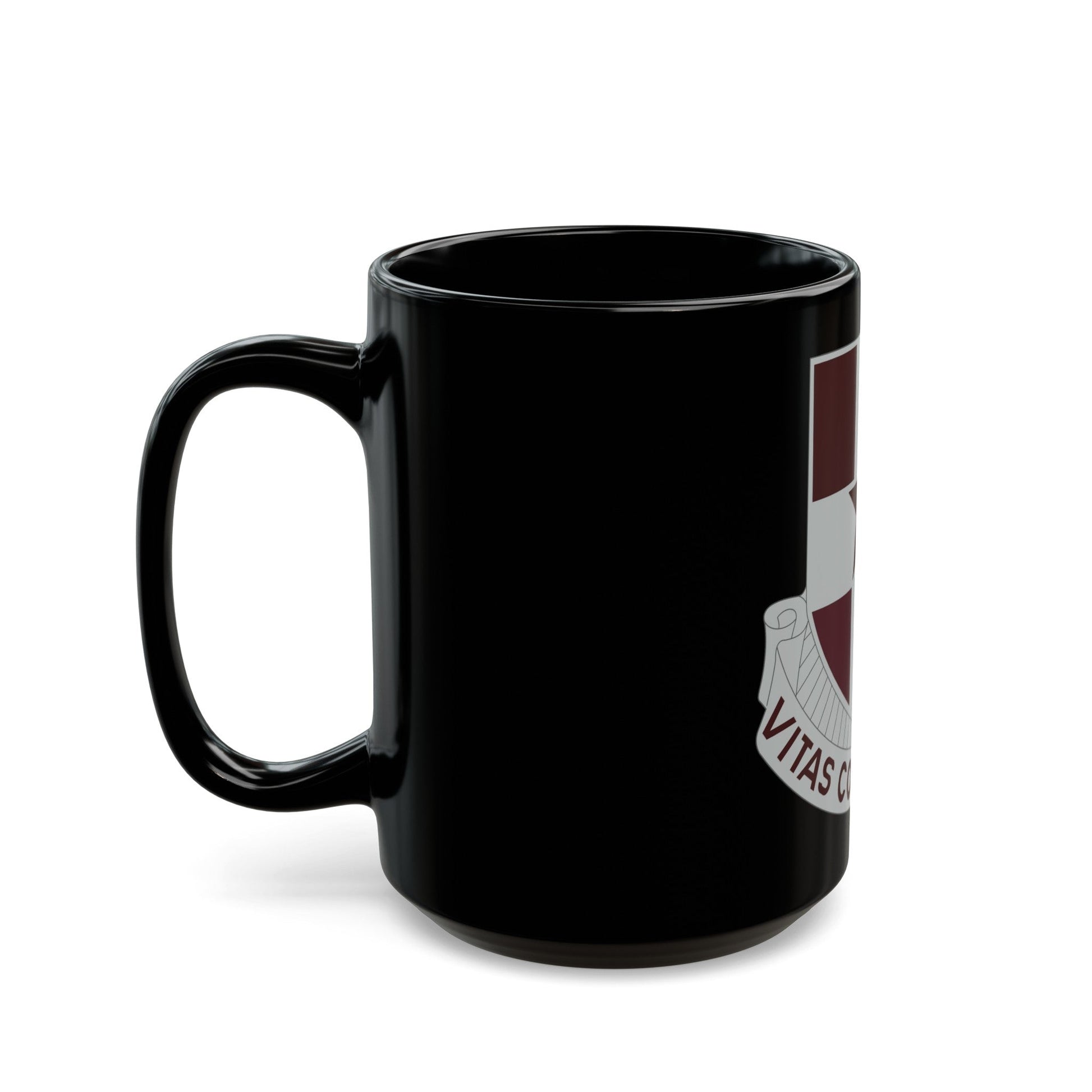 67 Medical Group (U.S. Army) Black Coffee Mug-The Sticker Space