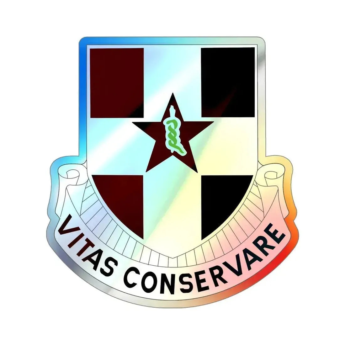 67 Medical Group (U.S. Army) Holographic STICKER Die-Cut Vinyl Decal 6 Inch Holographic - The Sticker Space