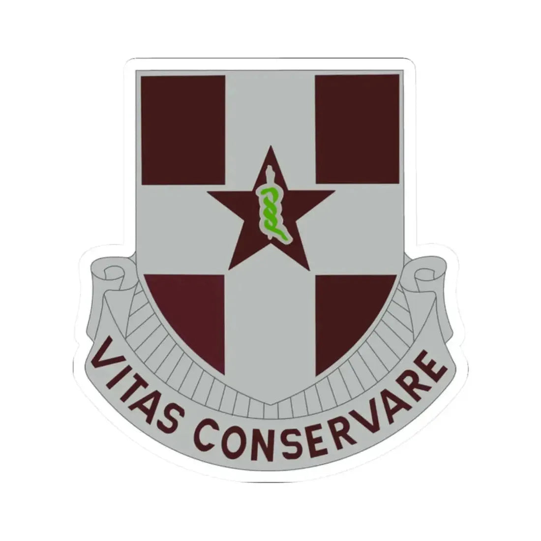 67 Medical Group (U.S. Army) STICKER Vinyl Kiss-Cut Decal 2 Inch White - The Sticker Space