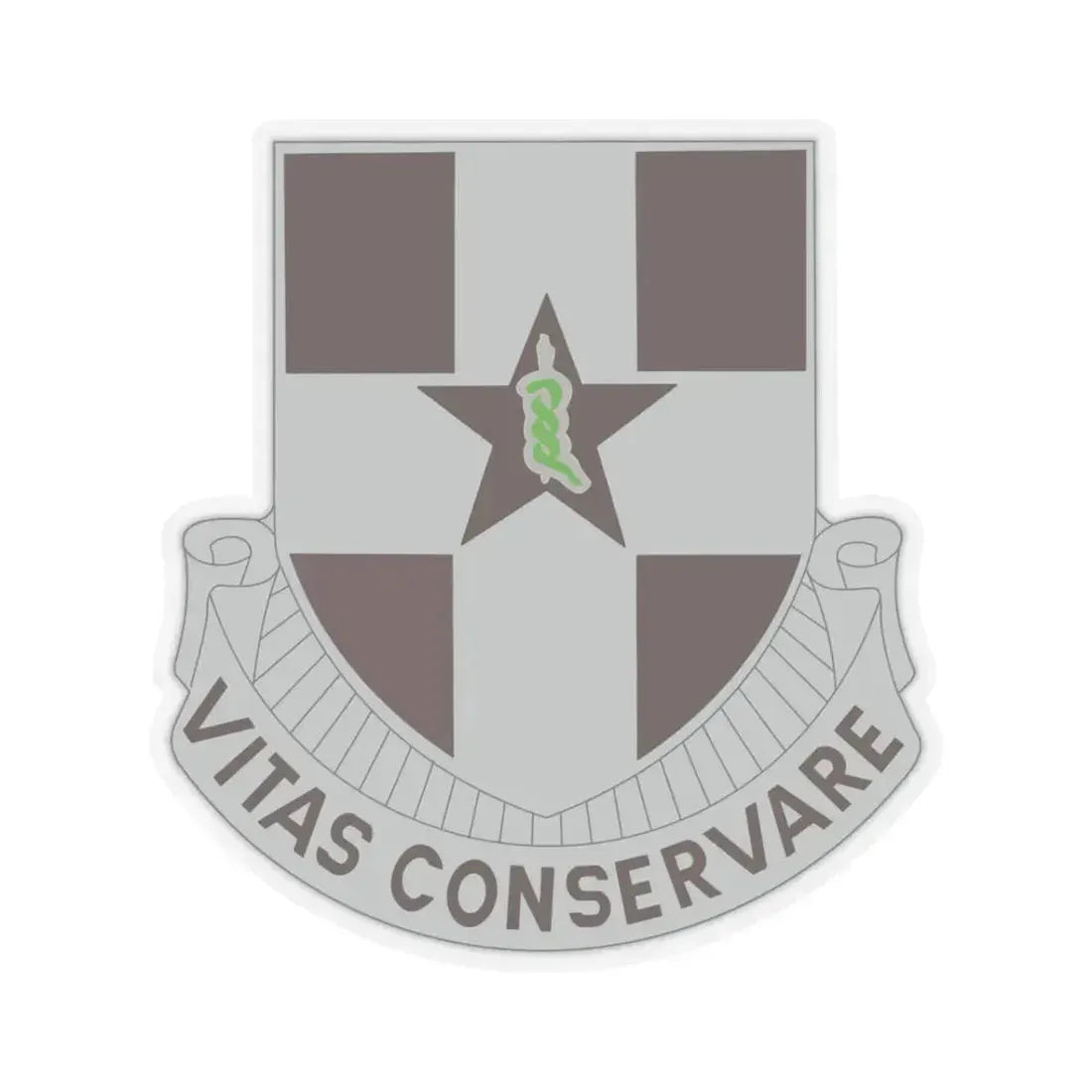 67 Medical Group (U.S. Army) STICKER Vinyl Kiss-Cut Decal 3 Inch Transparent - The Sticker Space