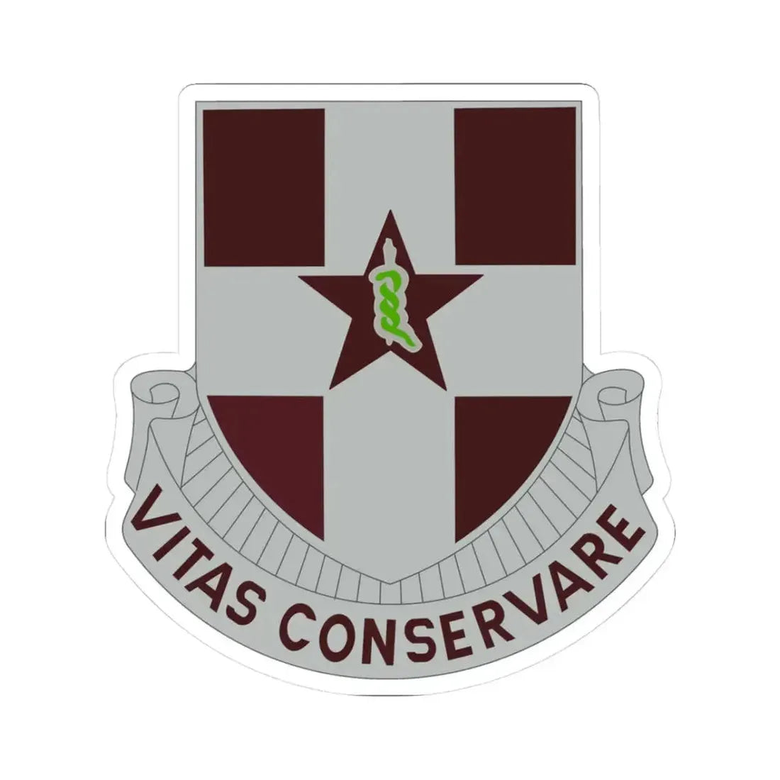 67 Medical Group (U.S. Army) STICKER Vinyl Kiss-Cut Decal 3 Inch White - The Sticker Space