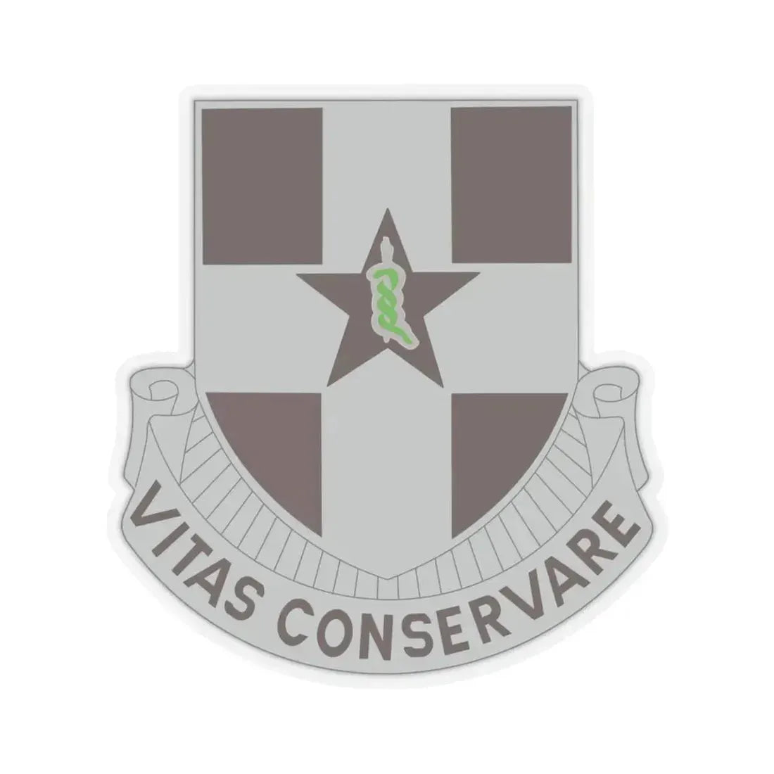 67 Medical Group (U.S. Army) STICKER Vinyl Kiss-Cut Decal 4 Inch Transparent - The Sticker Space