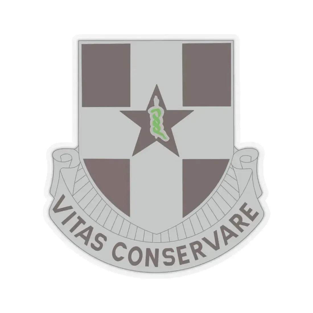 67 Medical Group (U.S. Army) STICKER Vinyl Kiss-Cut Decal 6 Inch Transparent - The Sticker Space