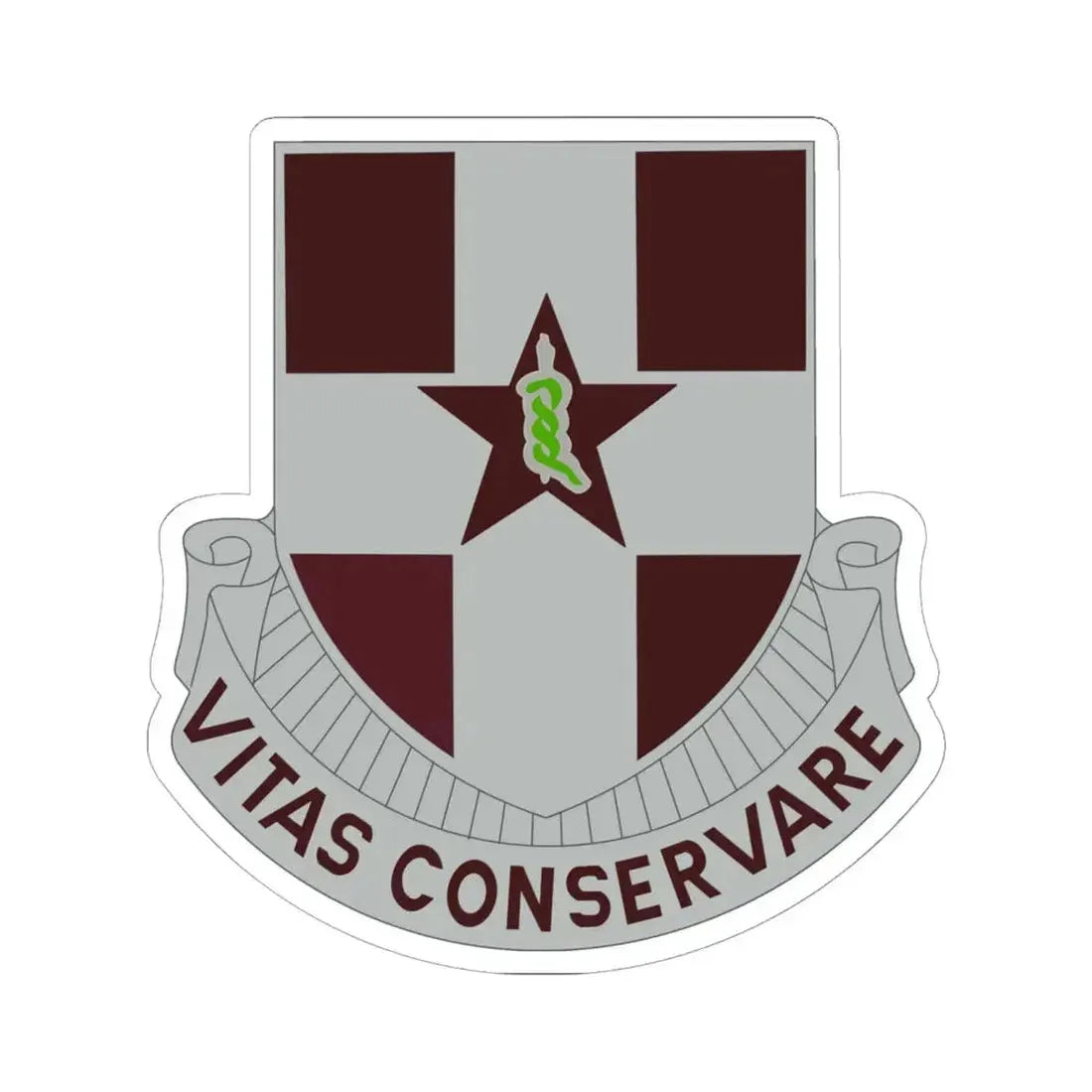 67 Medical Group (U.S. Army) STICKER Vinyl Kiss-Cut Decal 6 Inch White - The Sticker Space