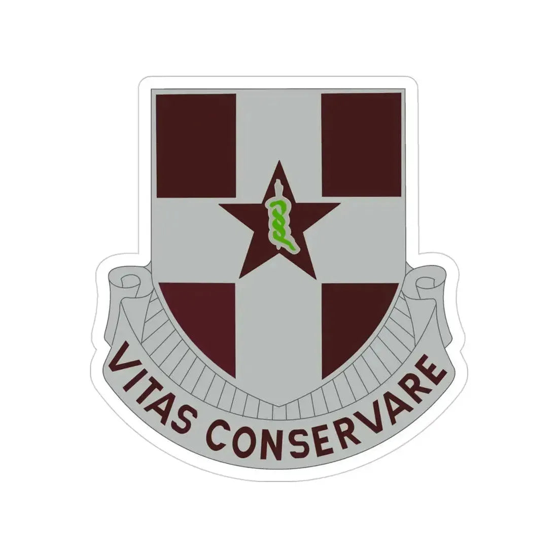 67 Medical Group (U.S. Army) Transparent STICKER Die-Cut Vinyl Decal 4 Inch - The Sticker Space