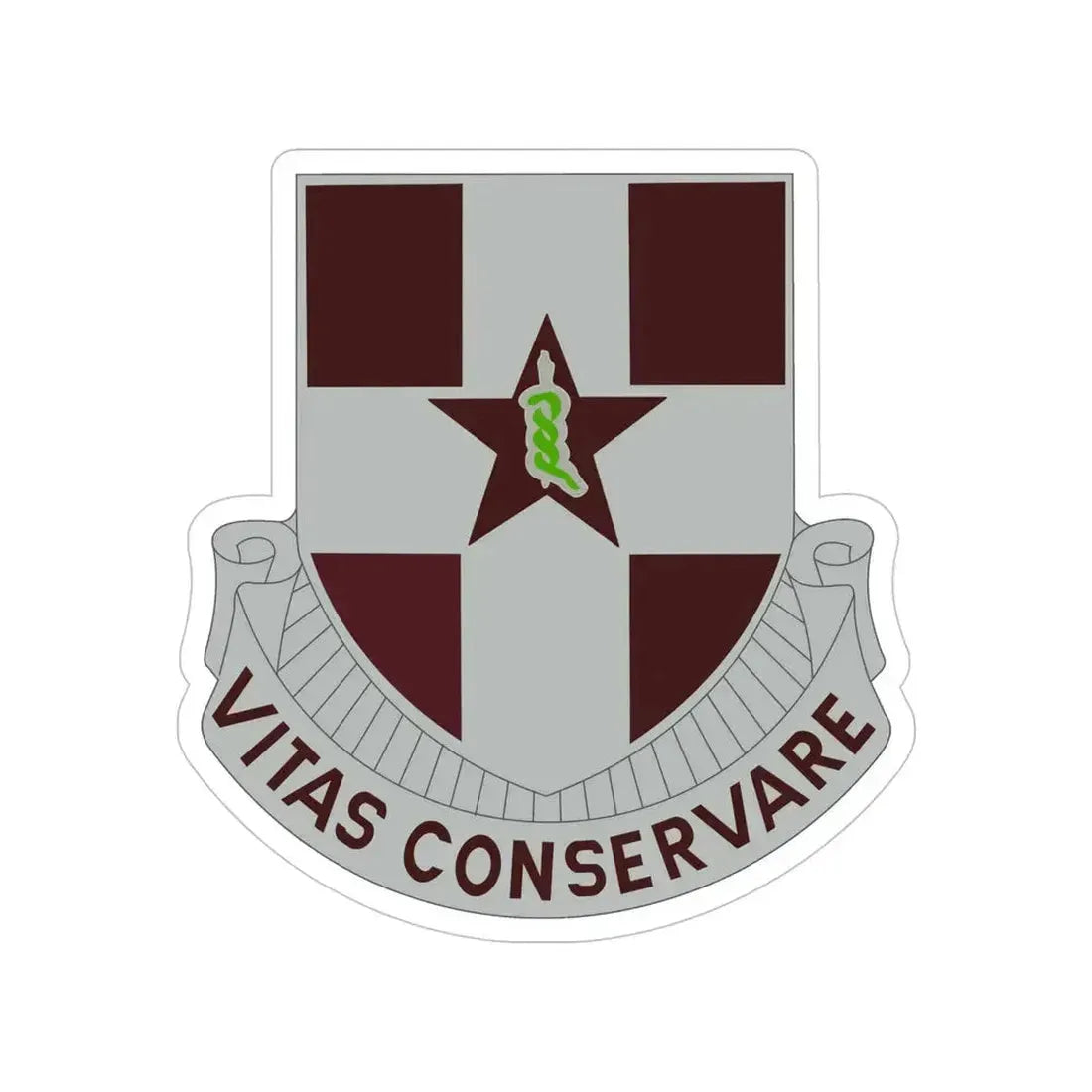 67 Medical Group (U.S. Army) Transparent STICKER Die-Cut Vinyl Decal 5 Inch - The Sticker Space