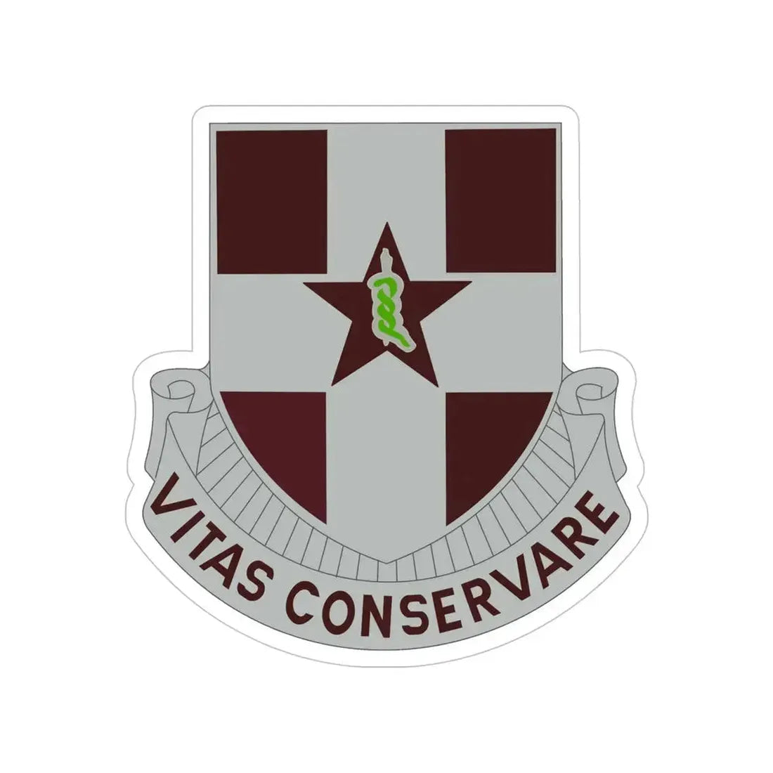 67 Medical Group (U.S. Army) Transparent STICKER Die-Cut Vinyl Decal 5 Inch - The Sticker Space