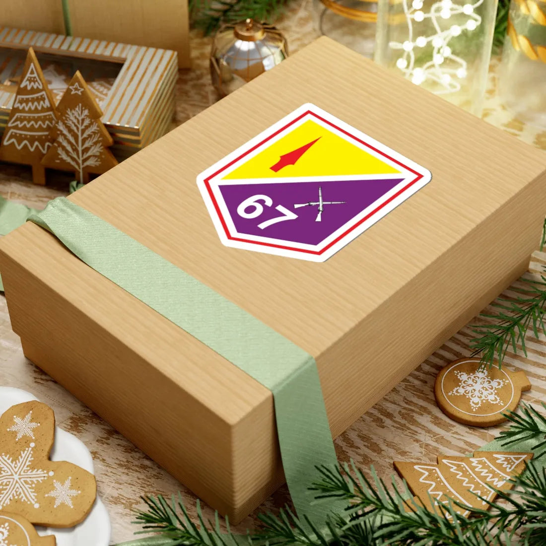 67 Reserve Infantry Battalion 2 Eastern Brigade (Ireland) (Coat of Arms) STICKER Vinyl Kiss-Cut Decal - The Sticker Space