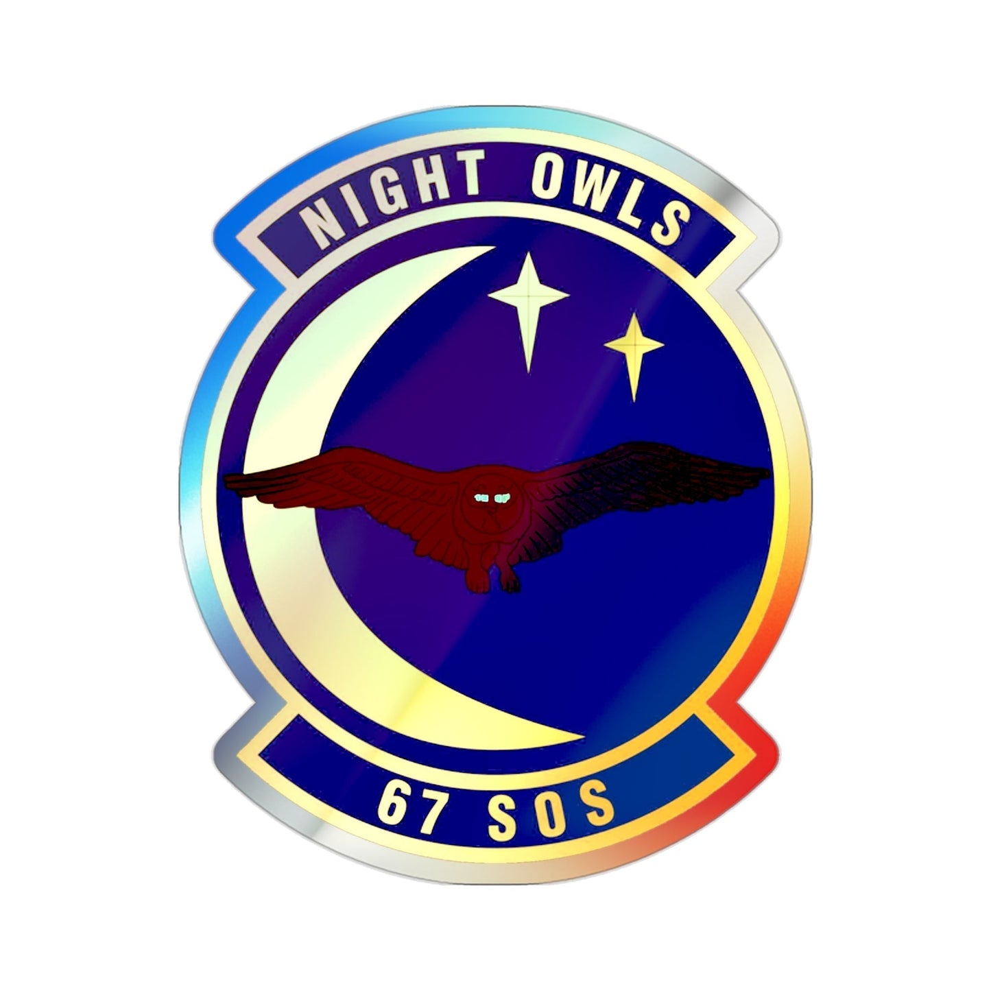 67 Special Operations Squadron AFSOC (U.S. Air Force) Holographic STICKER Die-Cut Vinyl Decal-2 Inch-The Sticker Space