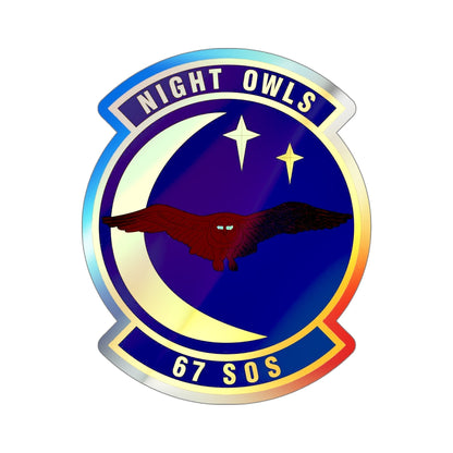 67 Special Operations Squadron AFSOC (U.S. Air Force) Holographic STICKER Die-Cut Vinyl Decal-5 Inch-The Sticker Space