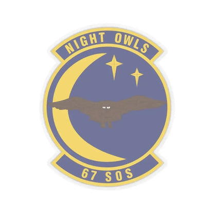 67 Special Operations Squadron AFSOC (U.S. Air Force) STICKER Vinyl Kiss-Cut Decal 3 Inch Transparent - The Sticker Space