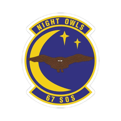 67 Special Operations Squadron AFSOC (U.S. Air Force) STICKER Vinyl Kiss-Cut Decal 4 Inch White - The Sticker Space