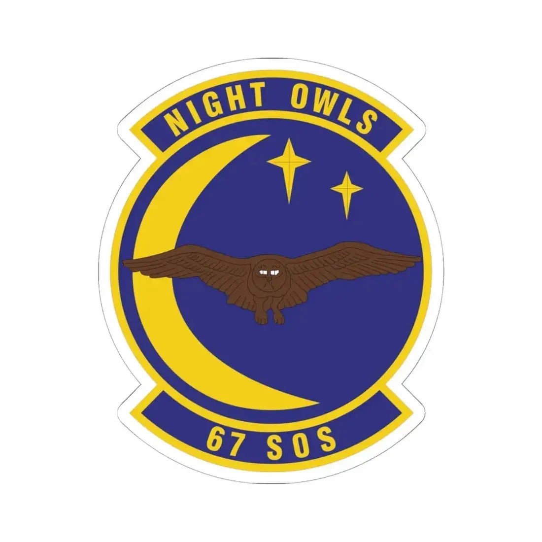 67 Special Operations Squadron AFSOC (U.S. Air Force) STICKER Vinyl Kiss-Cut Decal 6 Inch White - The Sticker Space