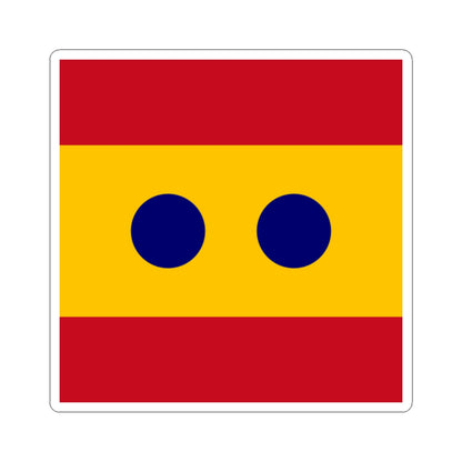 Flag of Vice Admiral Spain (Spain) STICKER Vinyl Kiss-Cut Decal