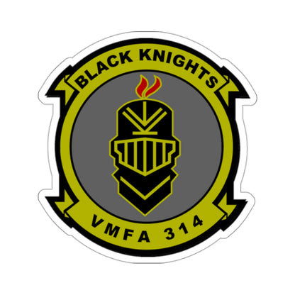 VMFA 314 Marine Fighter Attack Squadron 314 Black Knights (USMC) STICKER Vinyl Kiss-Cut Decal