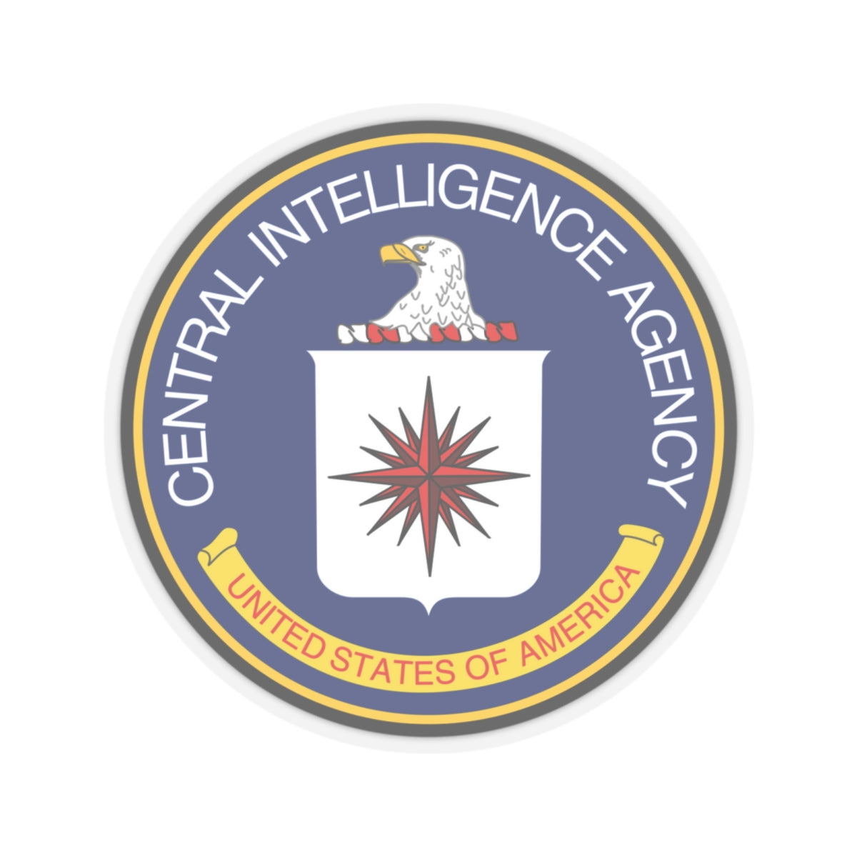 Seal of the Central Intelligence Agency - STICKER Vinyl Kiss-Cut Decal