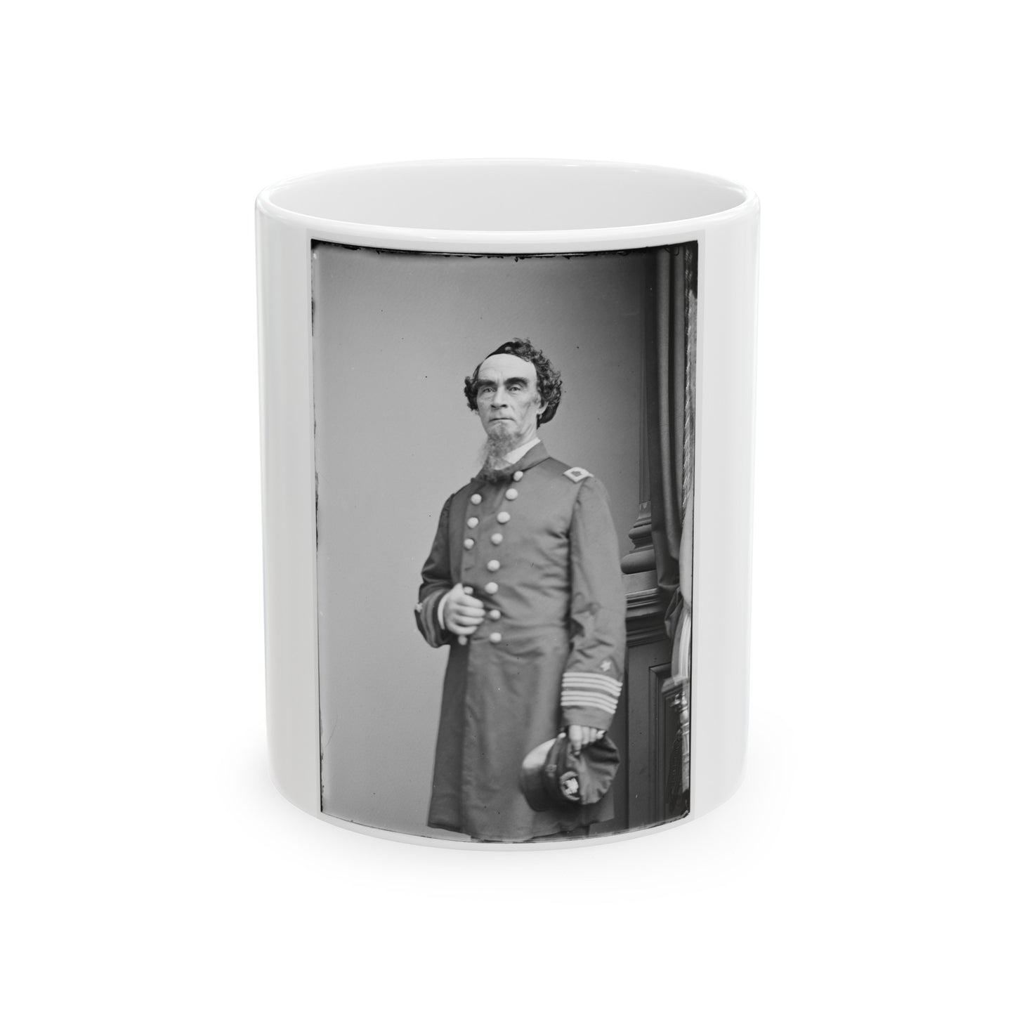 Portrait Of Capt. Henry Walke, Officer Of The Federal Navy (U.S. Civil War) White Coffee Mug