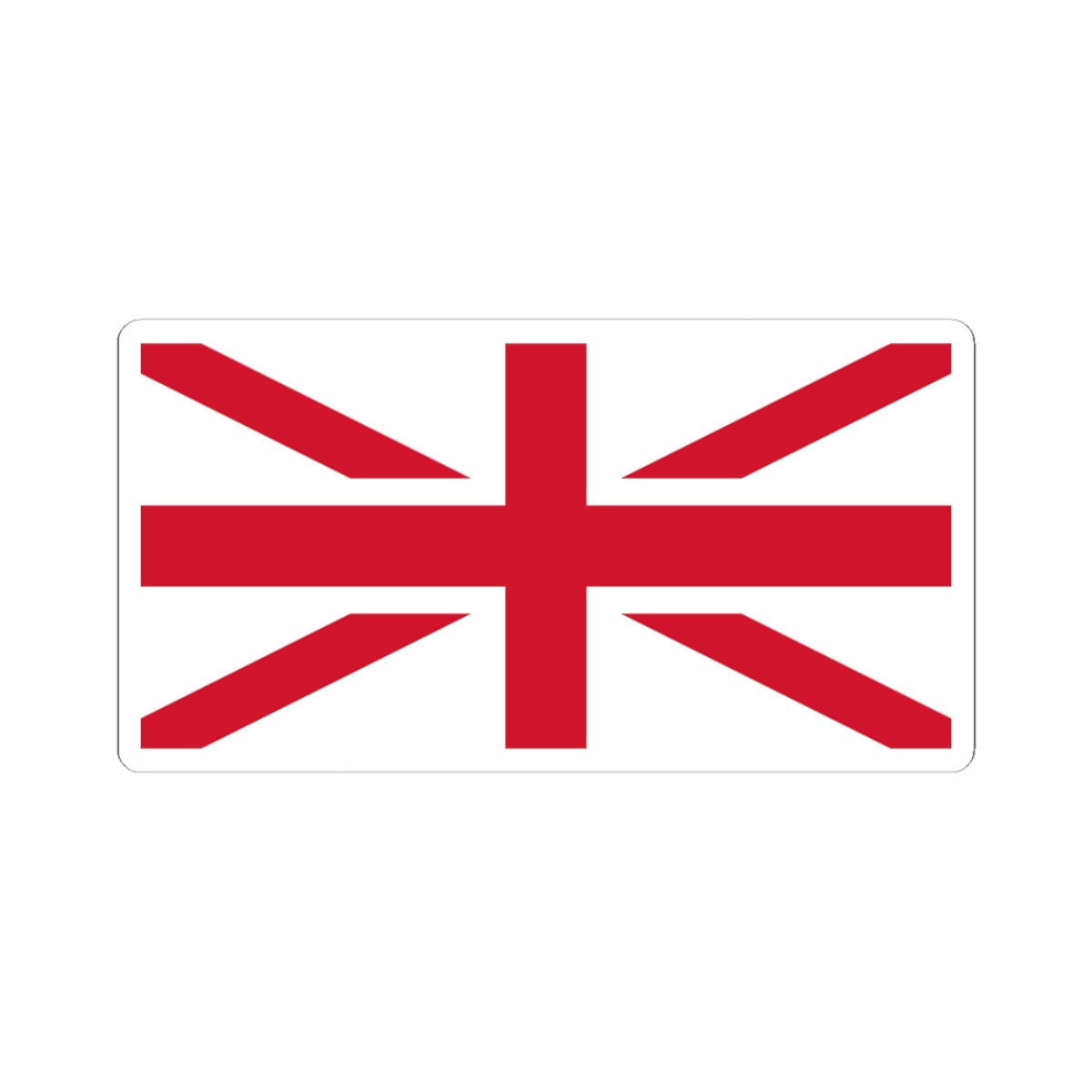 Flag of UK wo Scotland (United Kingdom) STICKER Vinyl Kiss-Cut Decal