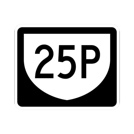 PR urban primary 25P (Puerto Rico) (Road Sign) STICKER Vinyl Kiss-Cut Decal