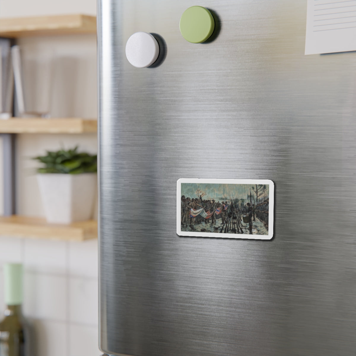 Appamatux (Magazine Illustration) Refrigerator Magnet-The Sticker Space