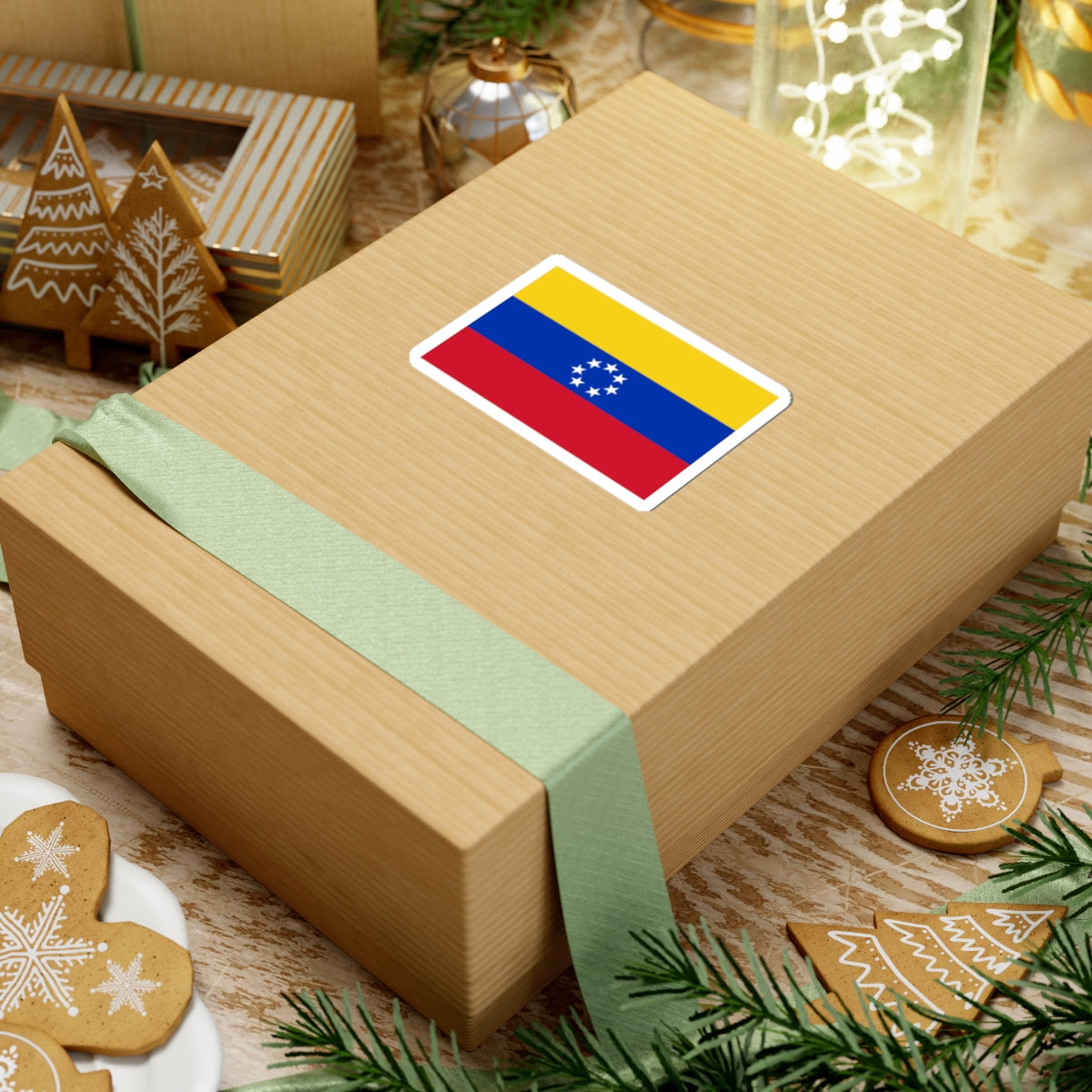 Flag of Venezuela 1905-1930 (Venezuela) STICKER Vinyl Kiss-Cut Decal