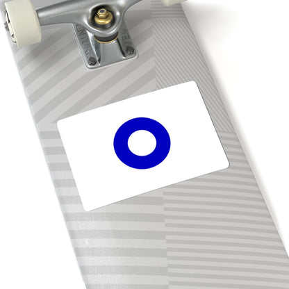 Flag of Ōzu Ehime (Japan) STICKER Vinyl Kiss-Cut Decal