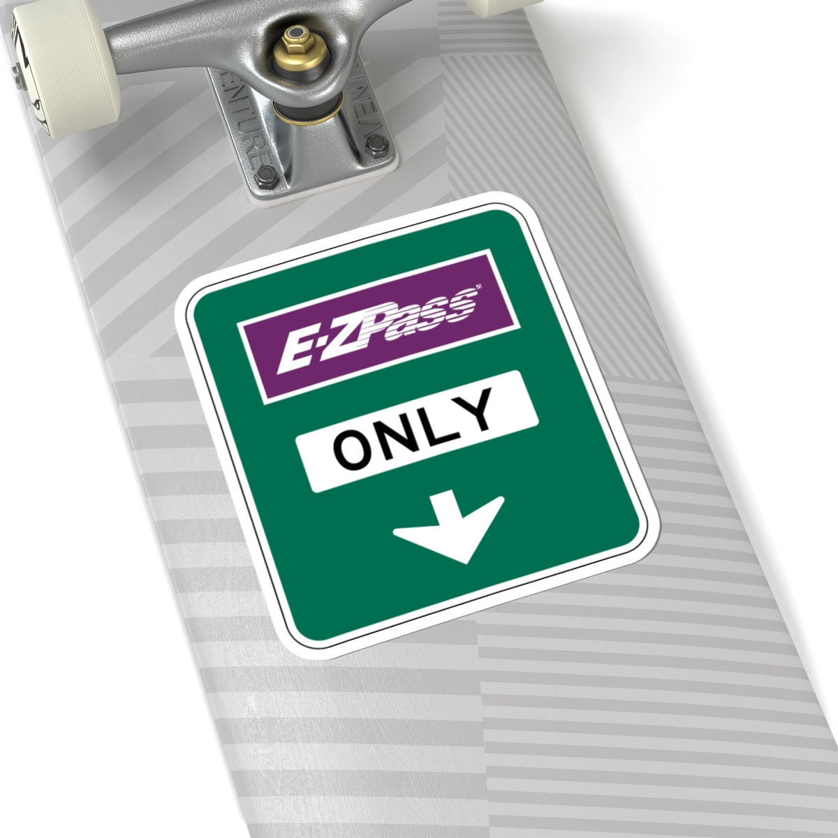 Conventional Toll Plaza Advance Sign 1 (Delaware) (Road Sign) STICKER Vinyl Kiss-Cut Decal