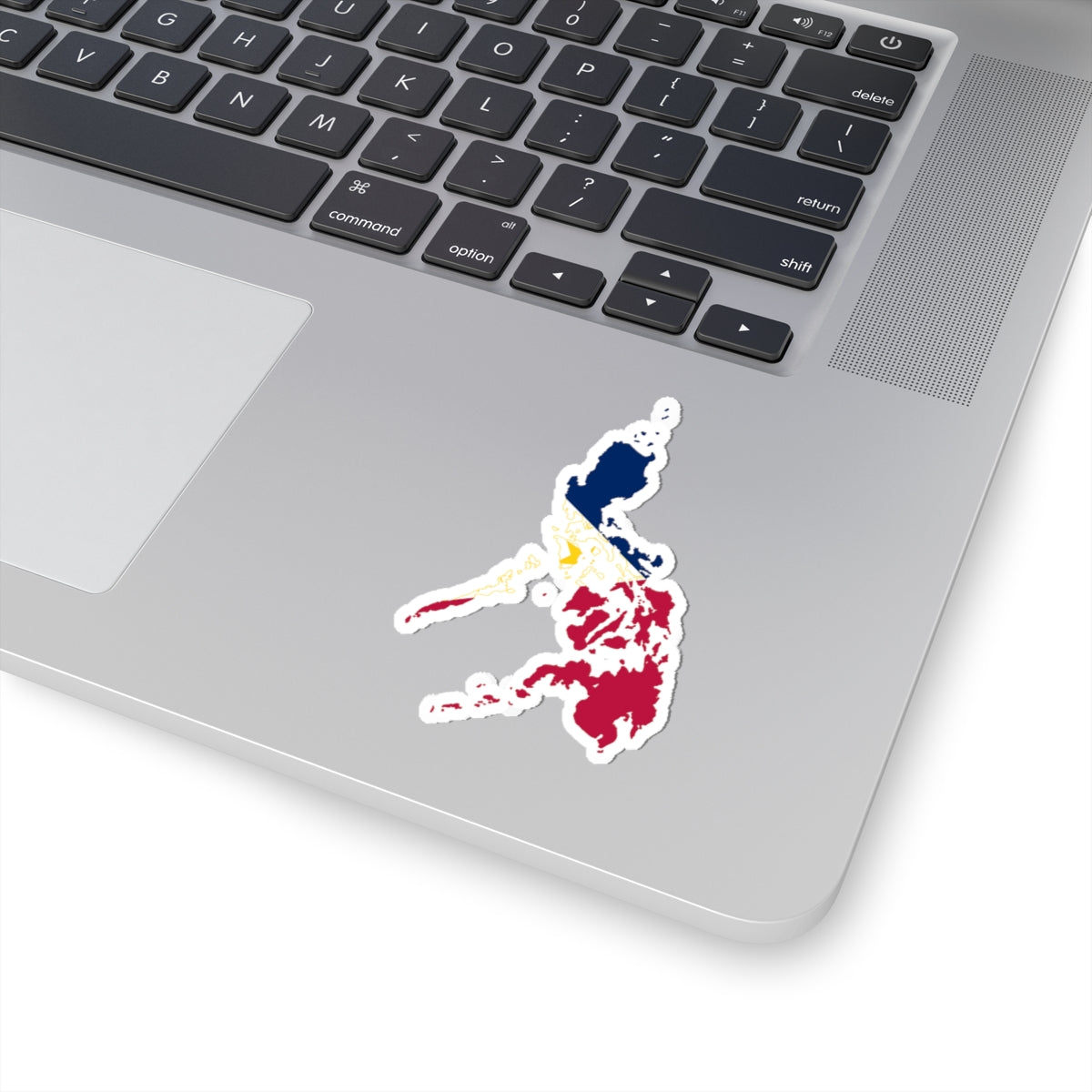 Flag map of the Philippines navy blue (Philippines) STICKER Vinyl Kiss-Cut Decal