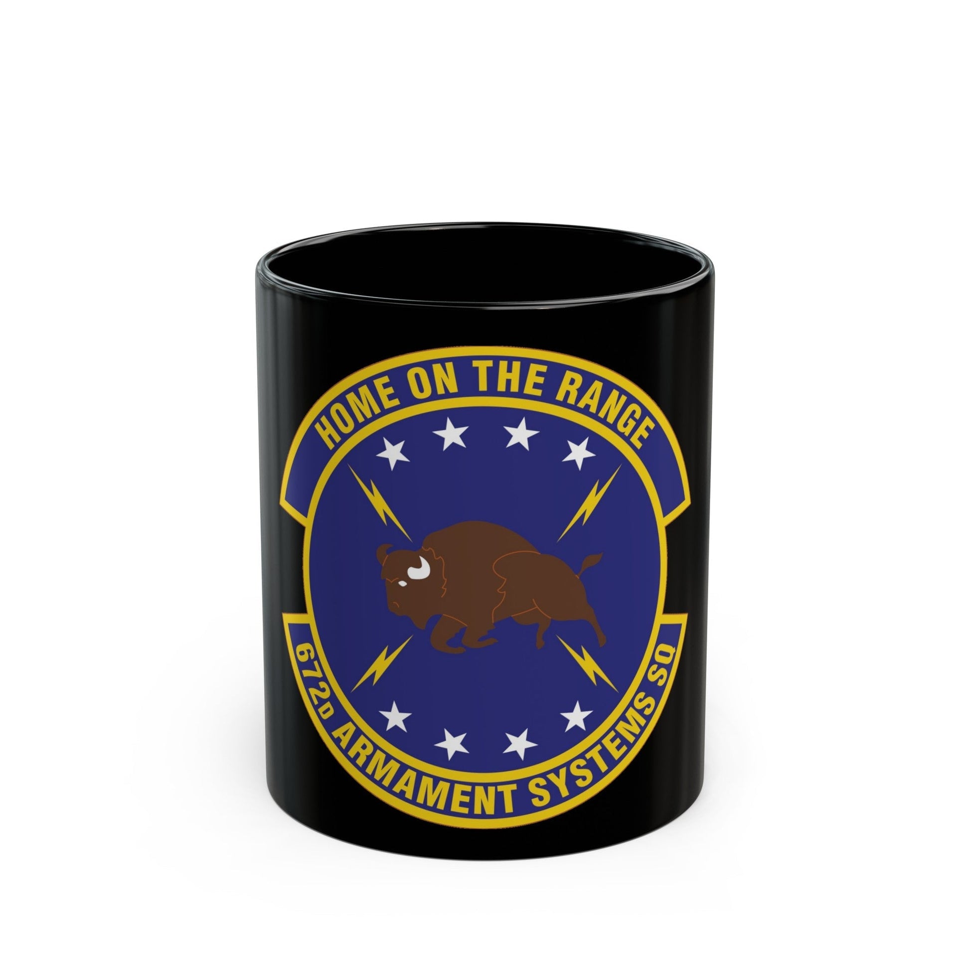 672d Armament Systems Squadron (U.S. Air Force) Black Coffee Mug-11oz-The Sticker Space