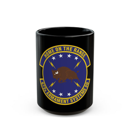 672d Armament Systems Squadron (U.S. Air Force) Black Coffee Mug-15oz-The Sticker Space