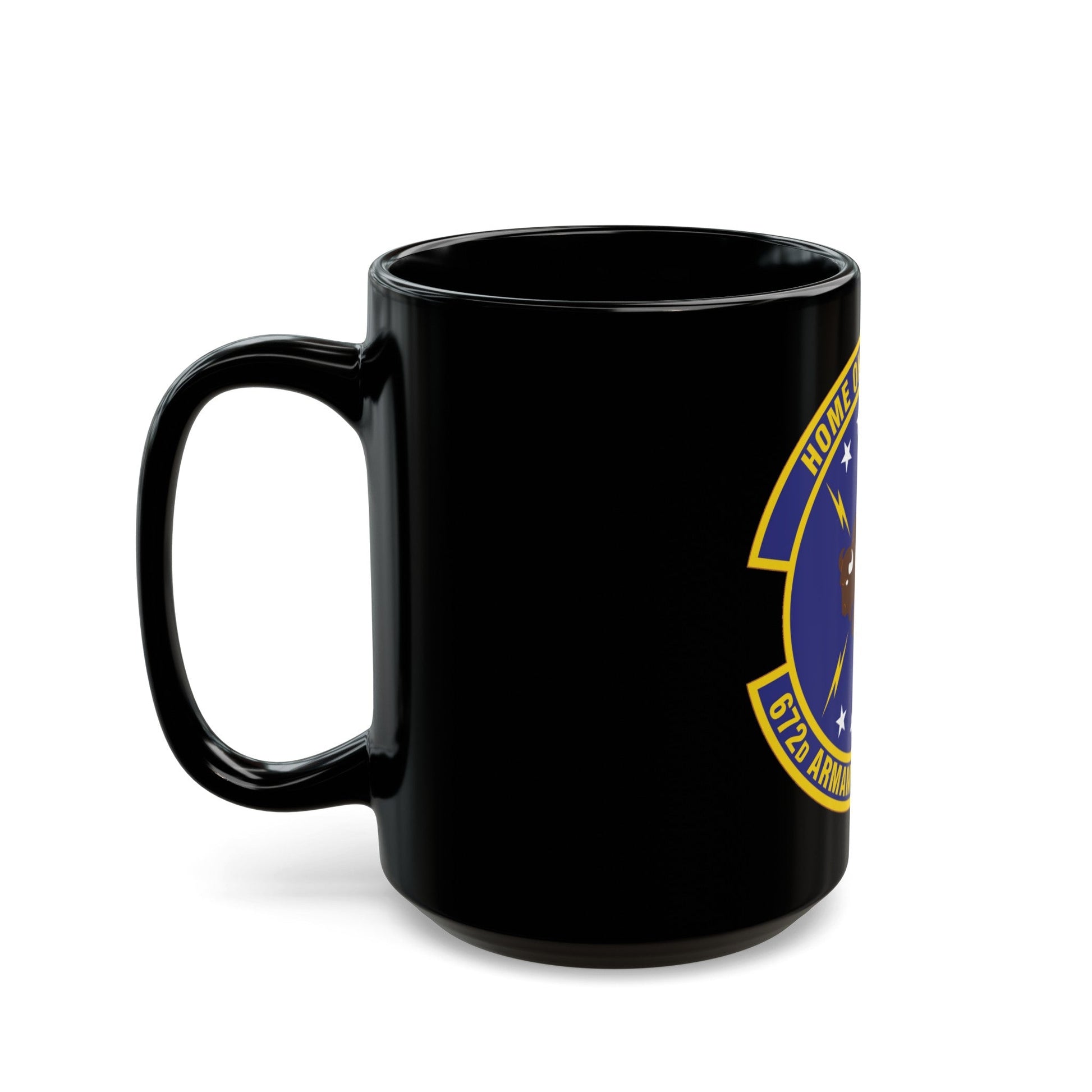 672d Armament Systems Squadron (U.S. Air Force) Black Coffee Mug-The Sticker Space