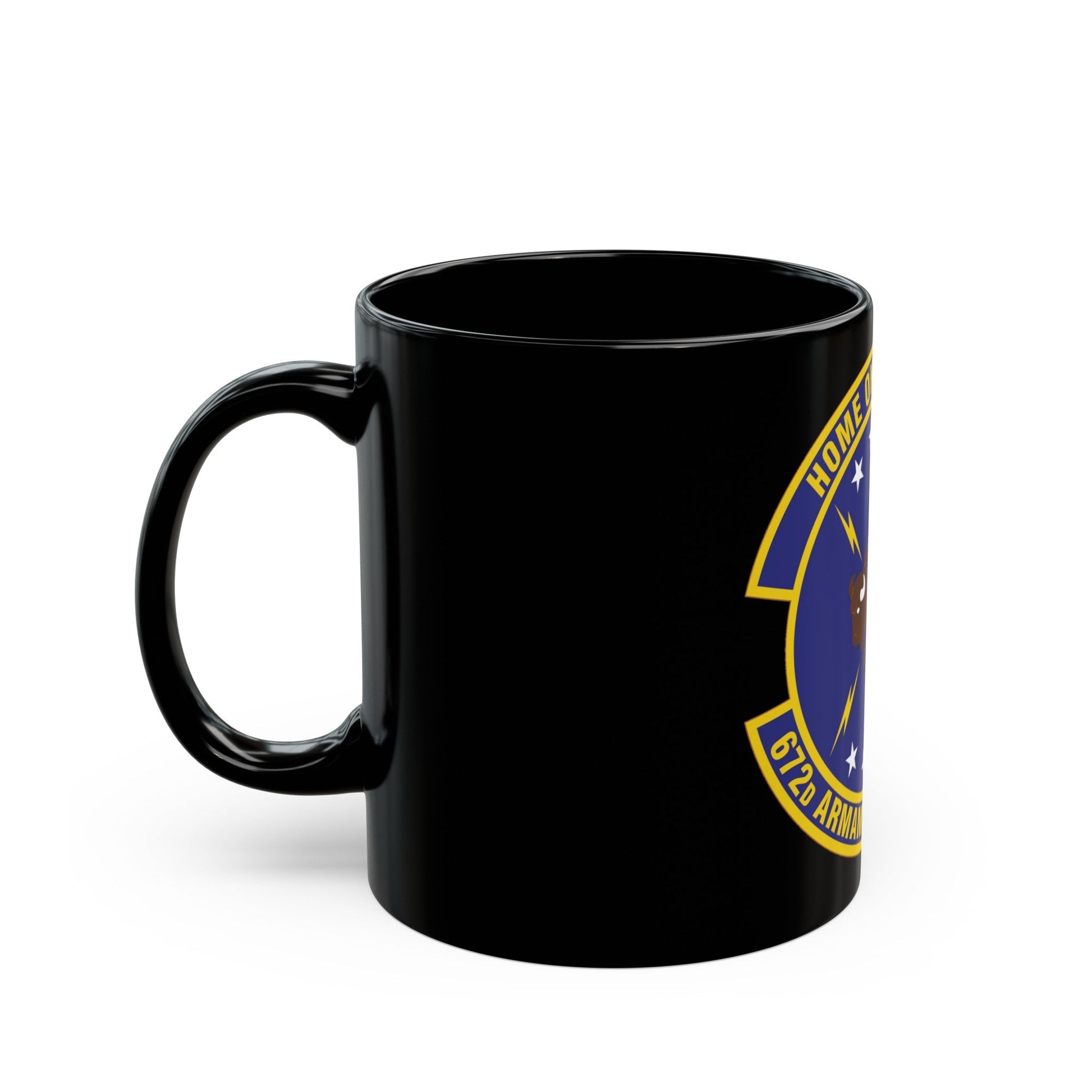 672d Armament Systems Squadron (U.S. Air Force) Black Coffee Mug-The Sticker Space