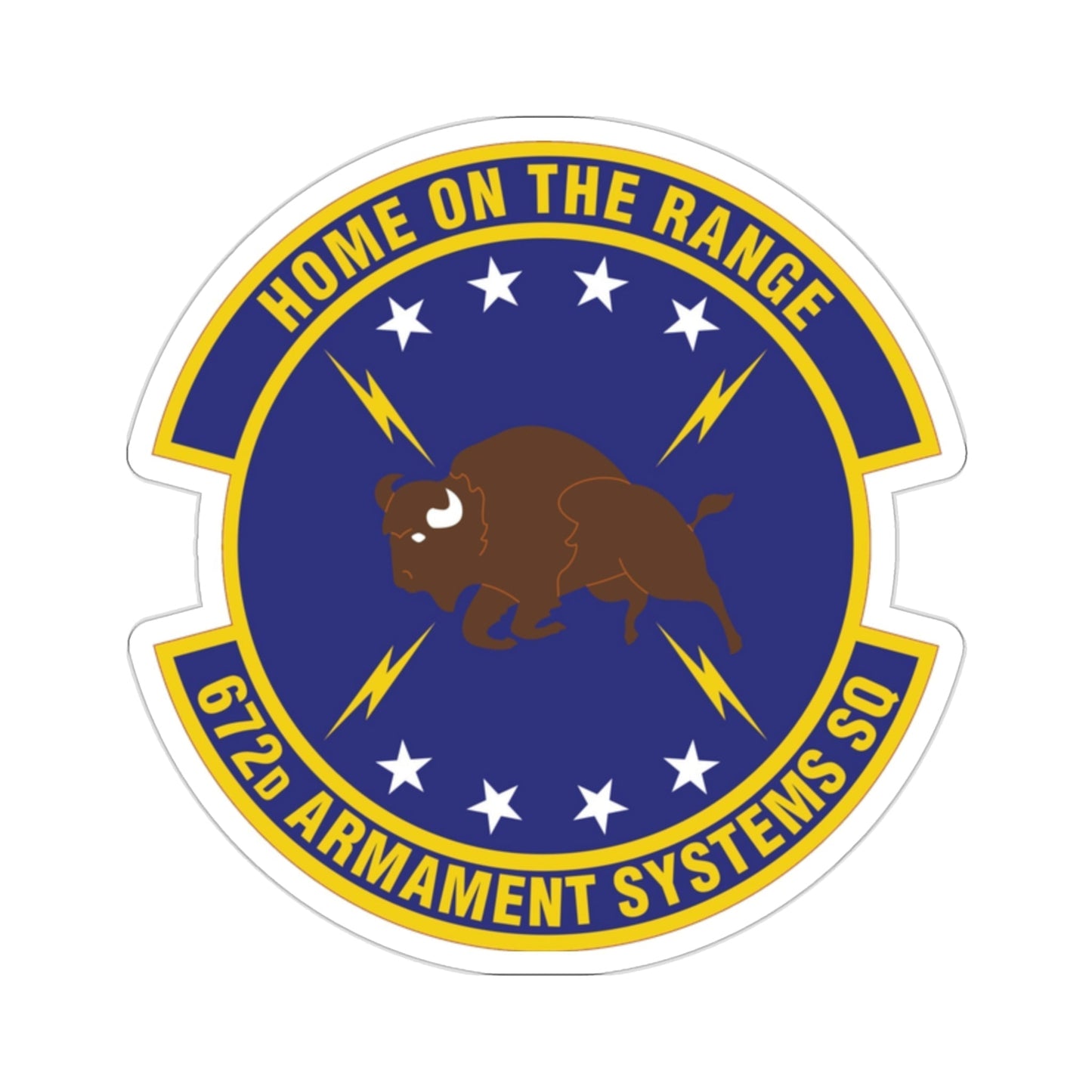 672d Armament Systems Squadron (U.S. Air Force) STICKER Vinyl Die-Cut Decal-2 Inch-The Sticker Space