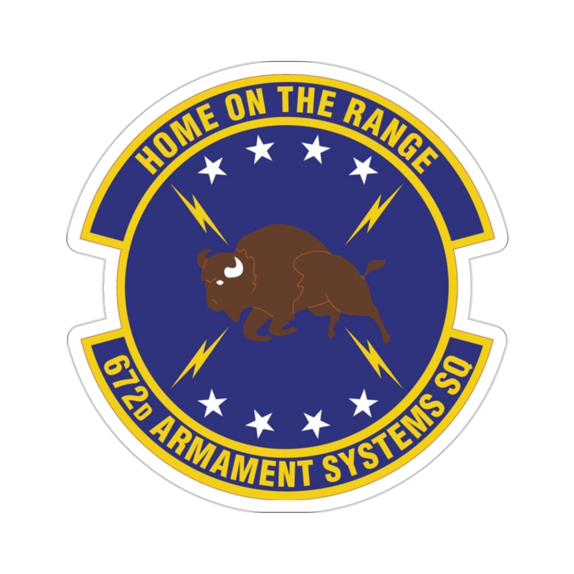 672d Armament Systems Squadron (U.S. Air Force) STICKER Vinyl Die-Cut Decal-2 Inch-The Sticker Space