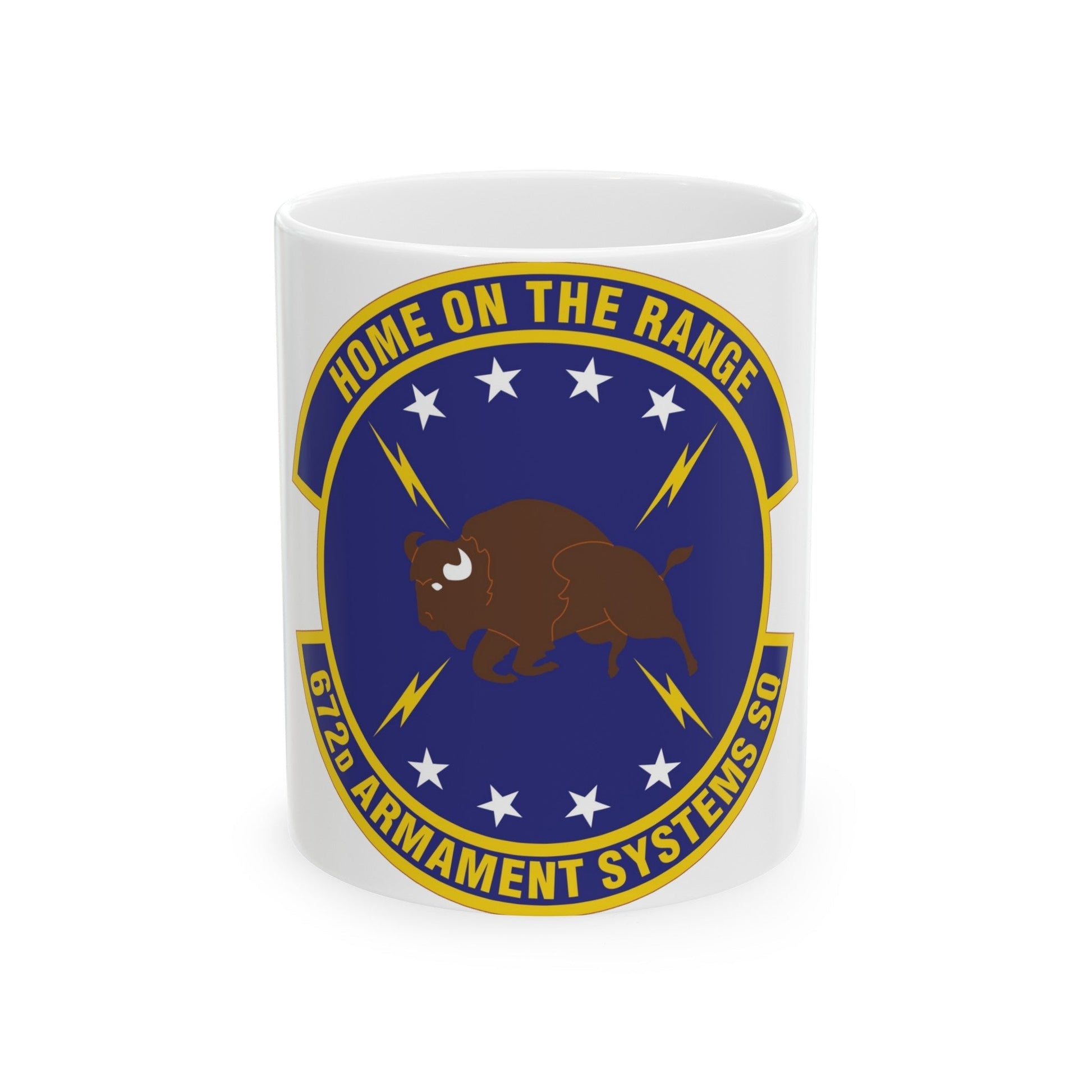 672d Armament Systems Squadron (U.S. Air Force) White Coffee Mug-11oz-The Sticker Space