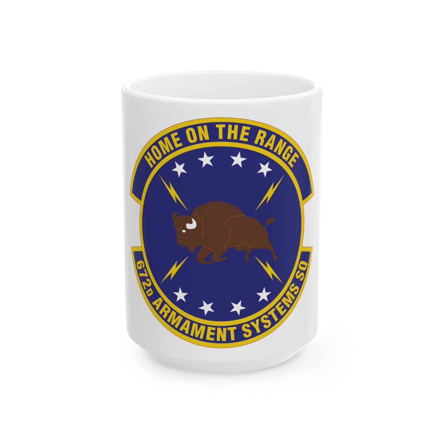 672d Armament Systems Squadron (U.S. Air Force) White Coffee Mug-15oz-The Sticker Space